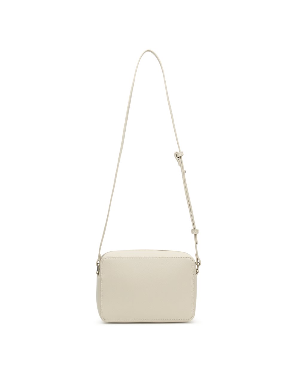 Ivory Ecosaffiano Camera Bag with Adjustable Shoulder Strap and IJ Logo Zip - Iceberg - Official Website