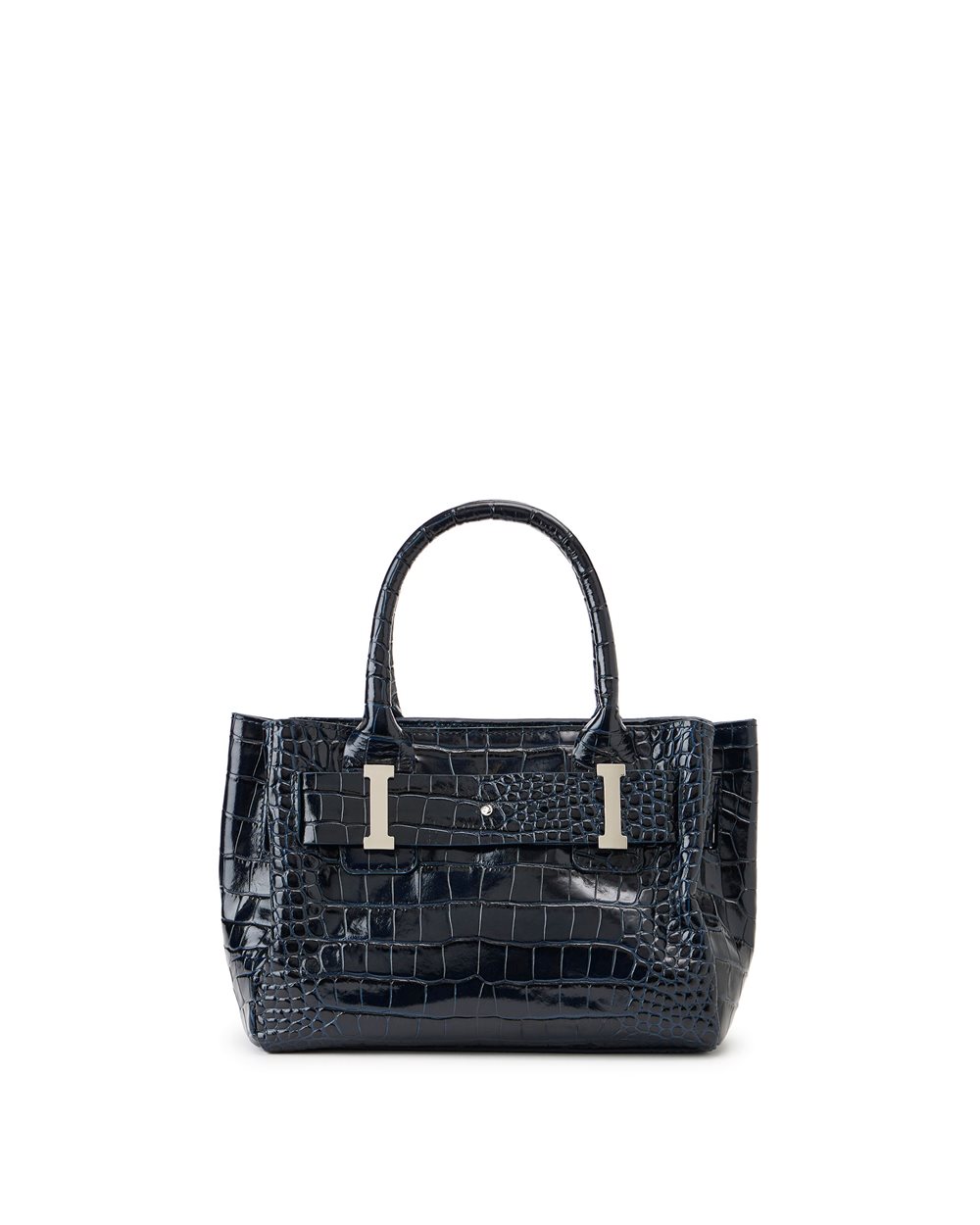 Black calfskin shopper bag - Iceberg - Official Website