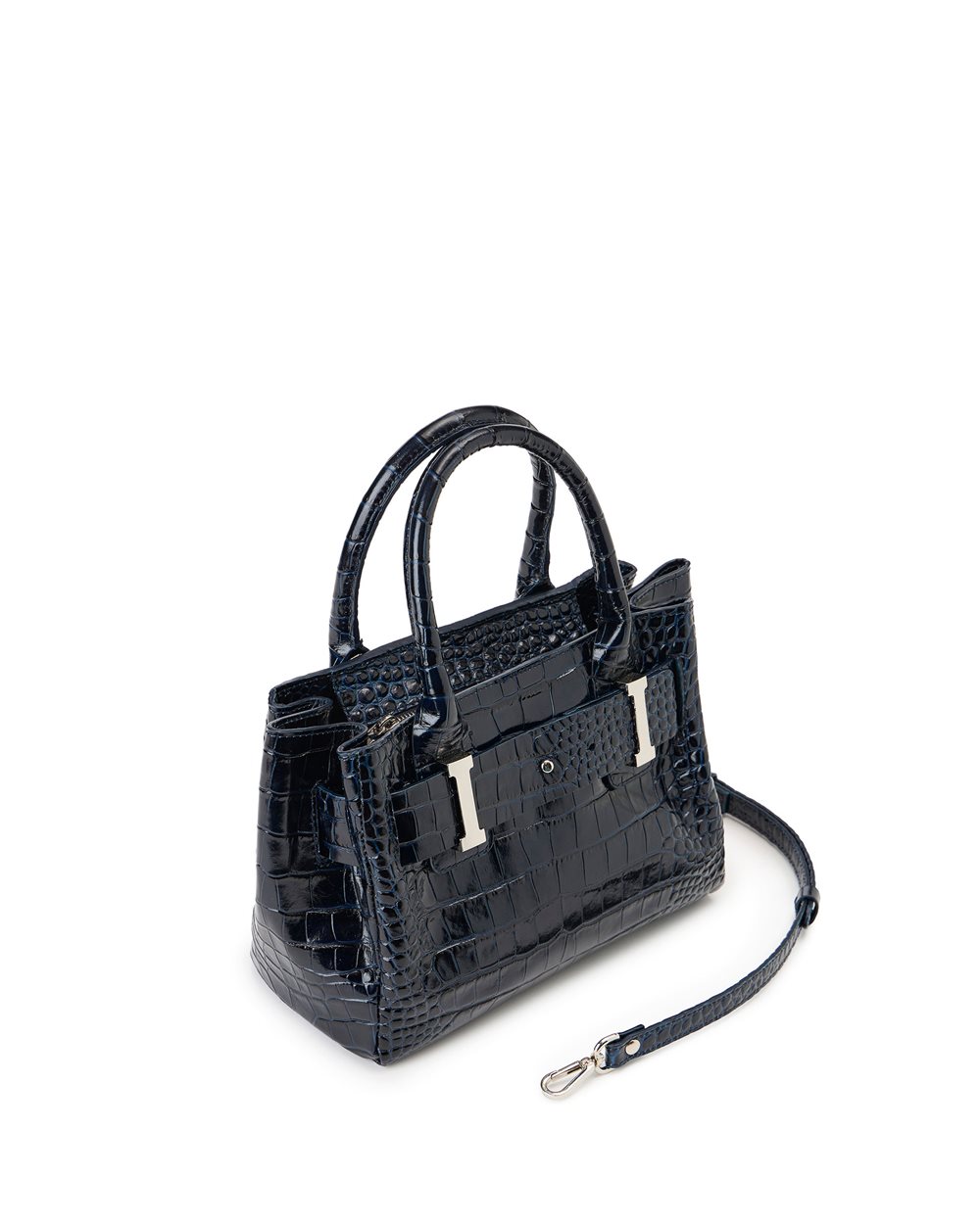 Black calfskin shopper bag - Iceberg - Official Website