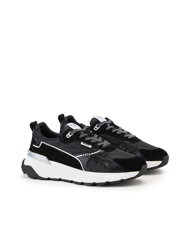 Black and white running sneakers - Iceberg - Official Website