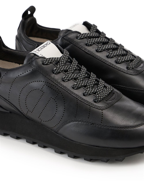 Schwarze Running-Sneaker - Iceberg - Official Website