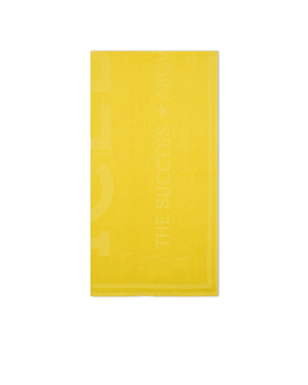 Sun yellow beach towel with transparent Iceberg logo - Iceberg - Official Website
