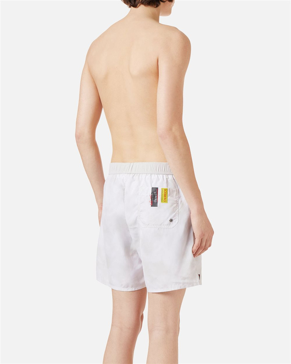 Gray boxer shorts with elastic, drawstring and Iceberg logo - Iceberg - Official Website
