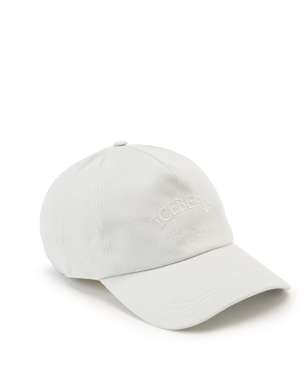 Dusty-colored baseball cap with Iceberg Milano Italia embroidery - Iceberg - Official Website