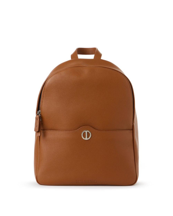 Willer leather backpack in coccio color - Iceberg - Official Website