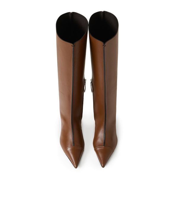 BETH boot in brown Iceberg leather - Iceberg - Official Website