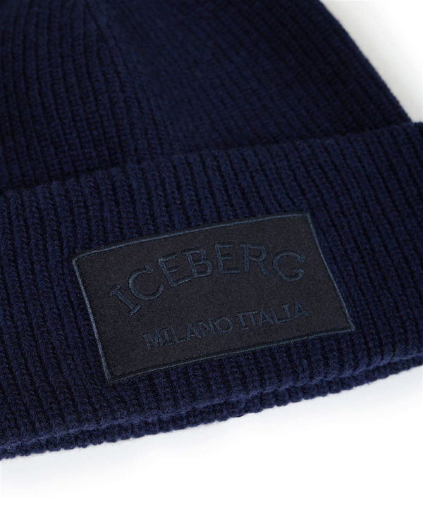 Dark blue cap with corn stitch - Iceberg - Official Website