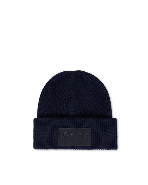 Dark blue cap with corn stitch - Iceberg - Official Website