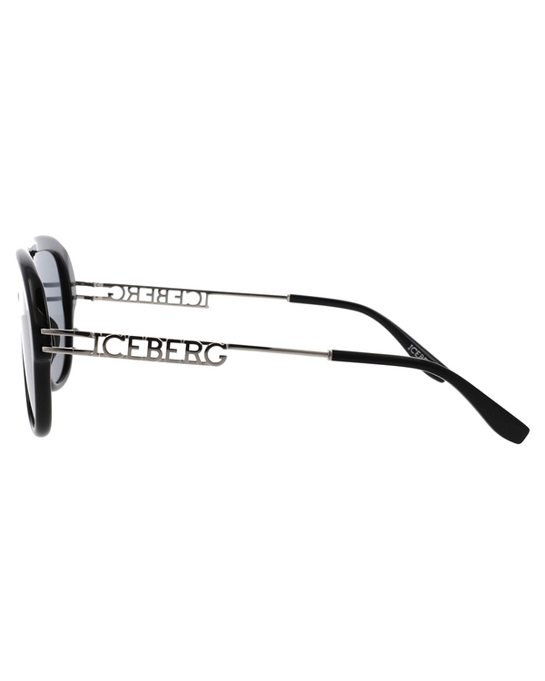 Occhiali da sole neri modello aviator Anniversary Special Edition - Iceberg - Official Website