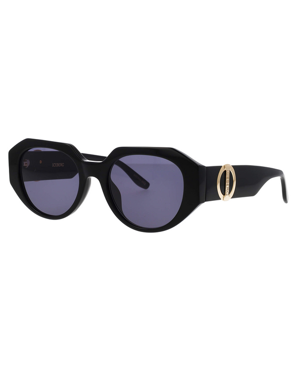 Occhiali da sole neri oversize The Monogram Iceberg - Iceberg - Official Website