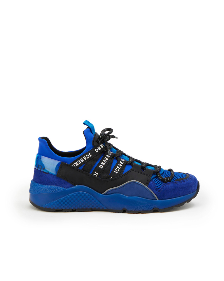 Chunky blue and black Iceberg sneaker - Shoes | Iceberg - Official Website