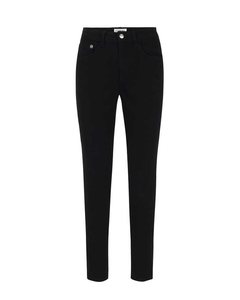 Ankle crop skinny-fit Iceberg black jeans - Trousers | Iceberg - Official Website