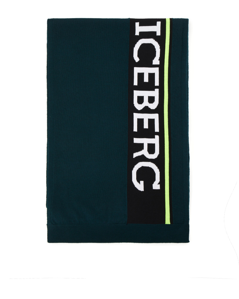 Sciarpa da uomo verde con logo Iceberg - Accessori | Iceberg - Official Website