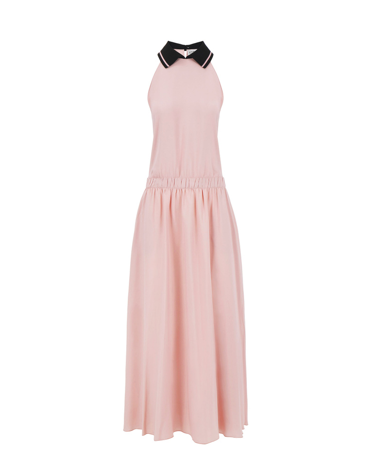 Baby pink Iceberg halter neck maxi dress - Dresses & Skirts | Iceberg - Official Website