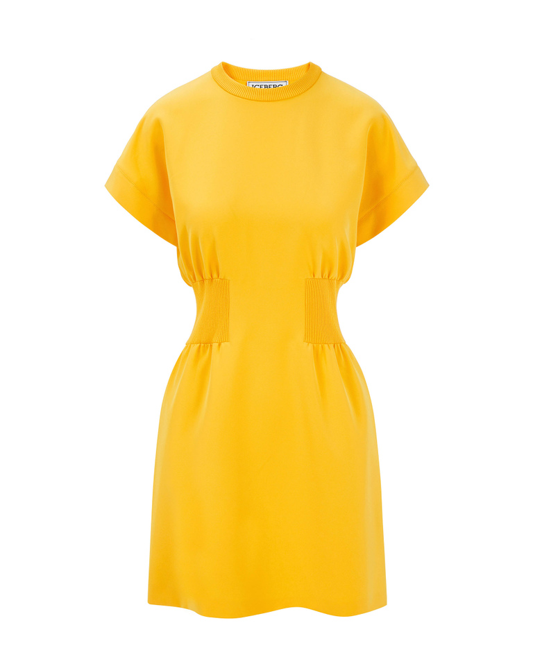 Iceberg yellow mini dress with cinched waist - Dresses & Skirts | Iceberg - Official Website