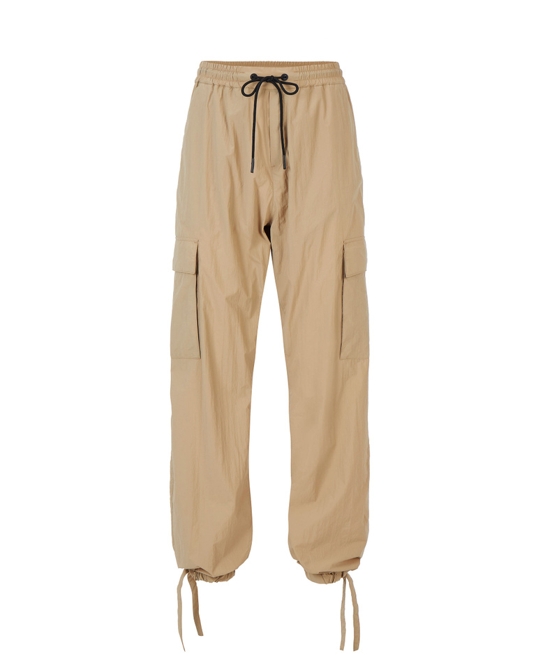 Men's beige KAILAND O. MORRIS cargo trousers - Kailand Morris | Iceberg - Official Website