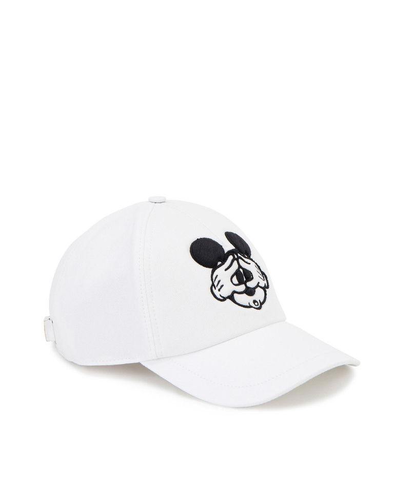 White Iceberg baseball cap with Mickey Mouse face - Accessories | Iceberg - Official Website