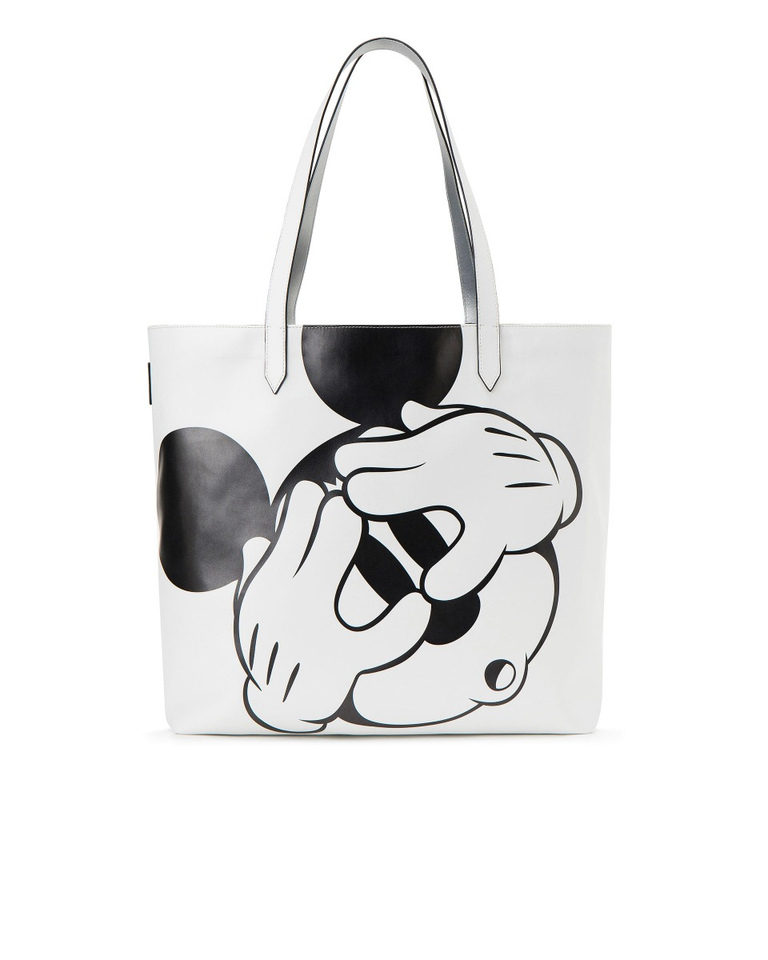 Large Mickey Mouse Iceberg shopping tote - Going white | Iceberg - Official Website