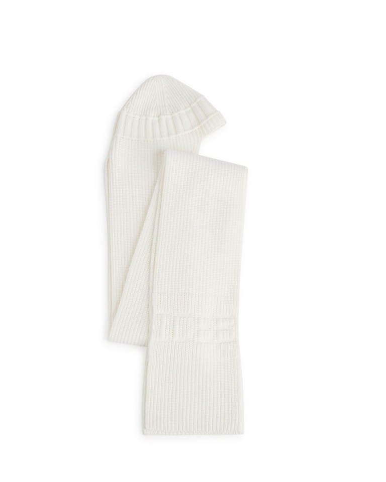 Berretto in maglia calata con logo intarsiato - Cappelli e sciarpe | Iceberg - Official Website