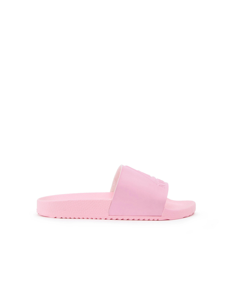 Women's Triangle Pink Pool Slides | Iceberg - Official Website