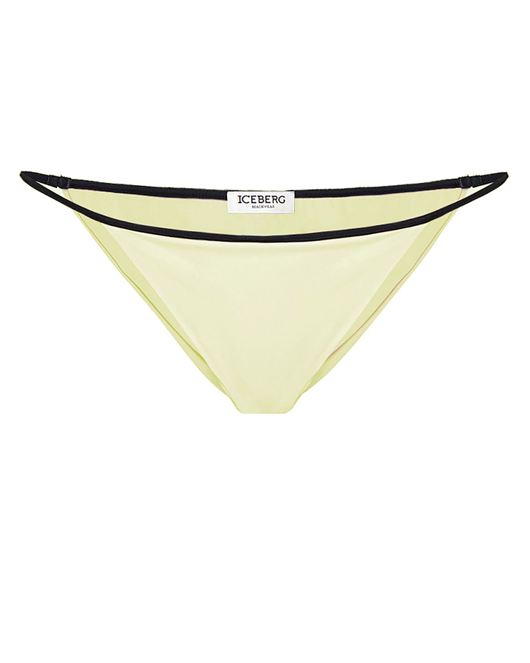 Yellow heritage logo bikini bottoms - Beachwear | Iceberg - Official Website