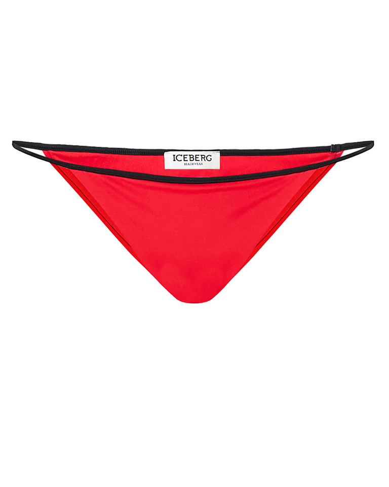 Red heritage logo bikini bottoms - Beachwear | Iceberg - Official Website