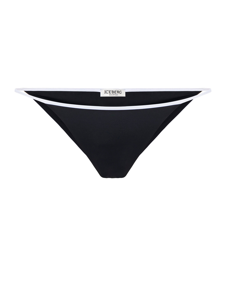 Heritage logo black bikini bottoms - Beachwear | Iceberg - Official Website
