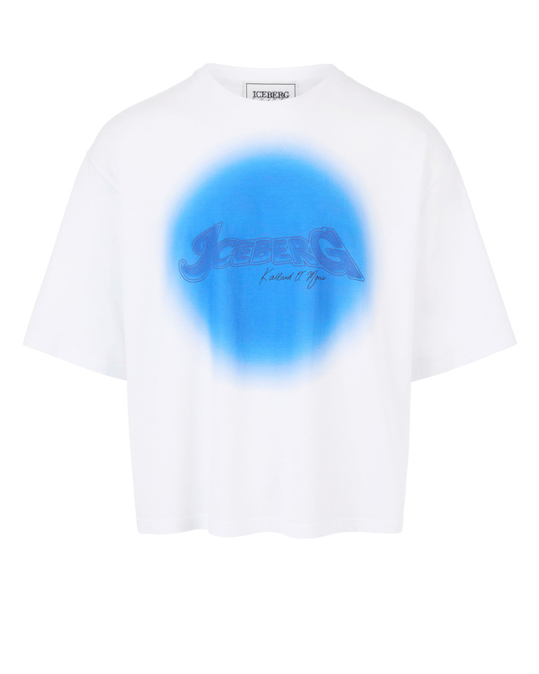 T-shirt con logo Kailand Morris - Kailand O. Morris | Iceberg - Official Website