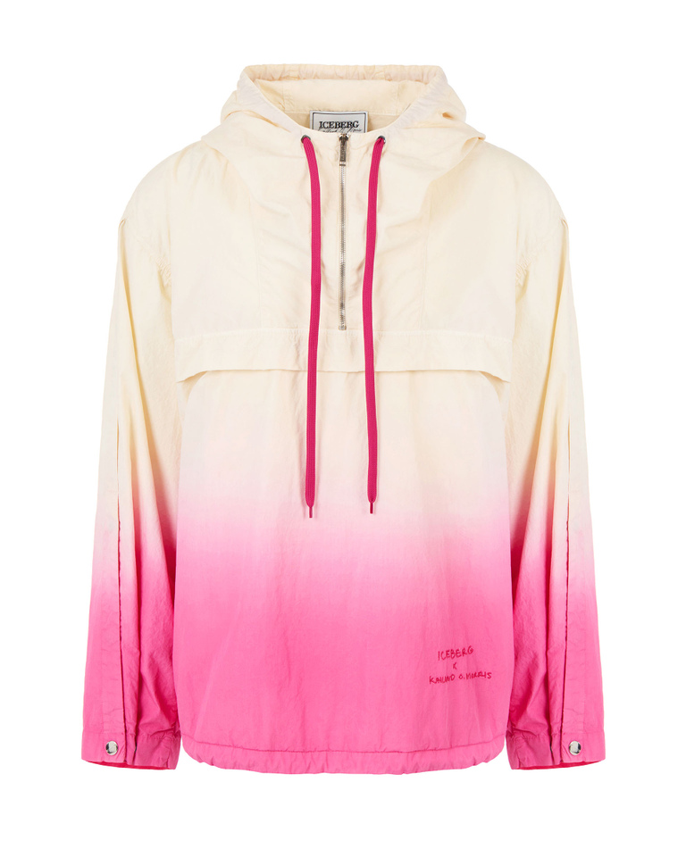Kailand Morris pink degradè anorak - Outerwear | Iceberg - Official Website