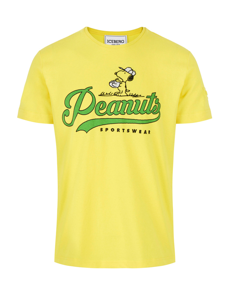 T-shirt gialla Peanuts - T-shirts | Iceberg - Official Website