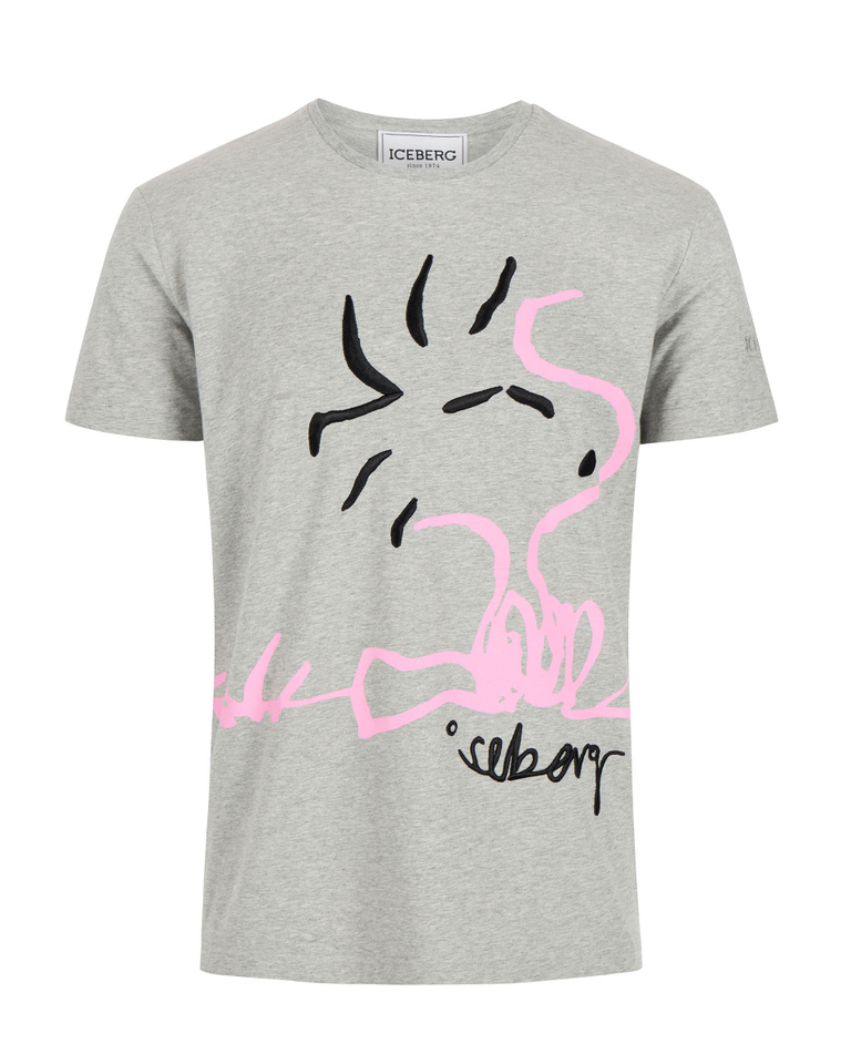 Grey Woodstock T-shirt - T-shirts & polo | Iceberg - Official Website