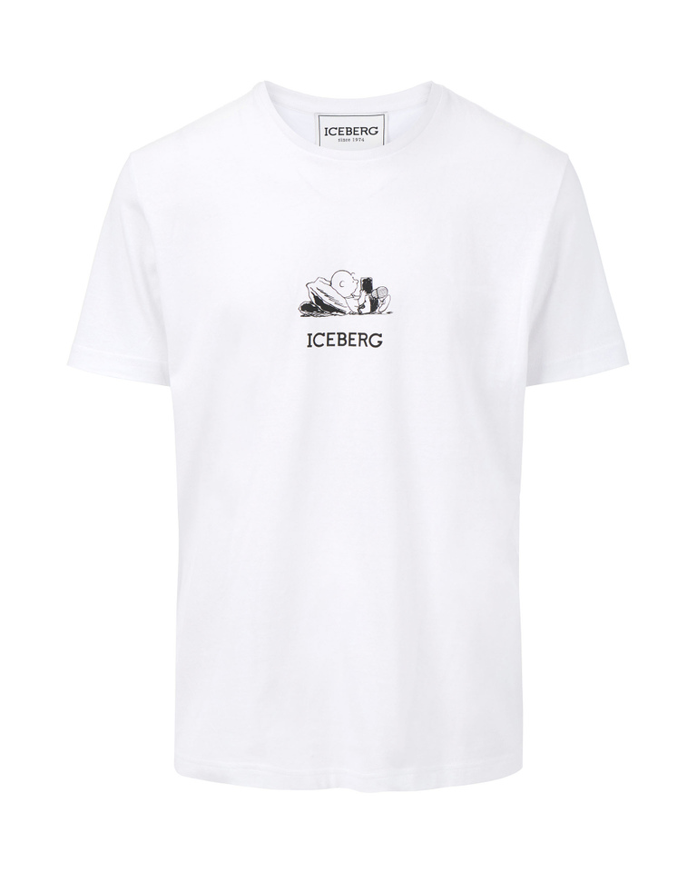 White Charlie Brown T-shirt - Carosello HP man SHOES | Iceberg - Official Website