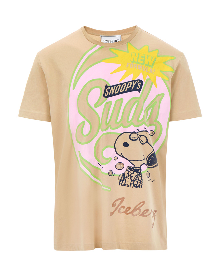 Sand Snoopy's Suds T-shirt - T-shirts & polo | Iceberg - Official Website