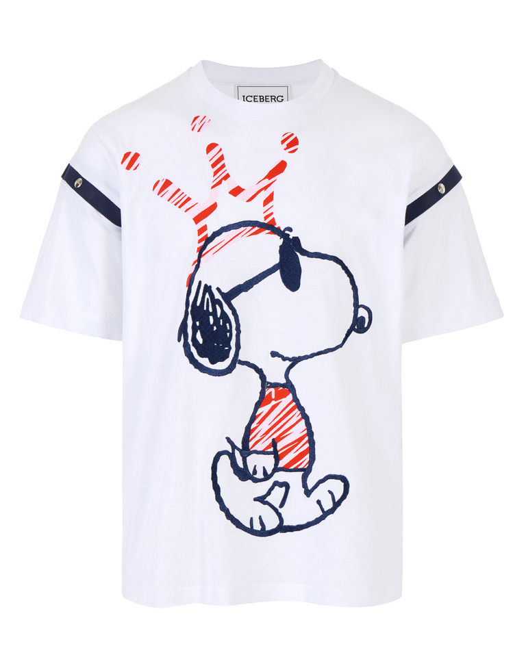 White Snoopy King T-shirt - New in | Iceberg - Official Website