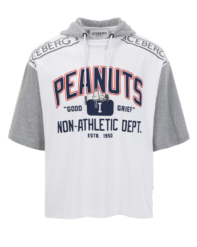 T-shirt con cappuccio Peanuts - Uomo | Iceberg - Official Website