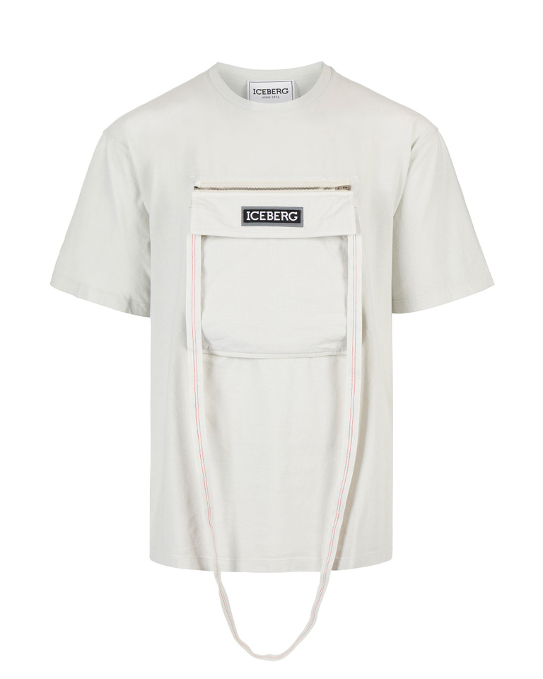 T-shirt with detachable pocket - New in | Iceberg - Official Website