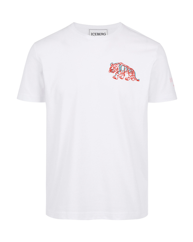CNY Tiger White T-shirt - Tiger Year | Iceberg - Official Website