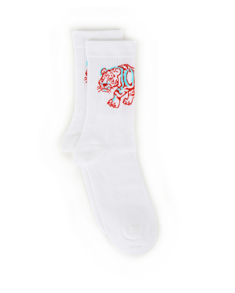 CNY Tiger white socks - socks | Iceberg - Official Website