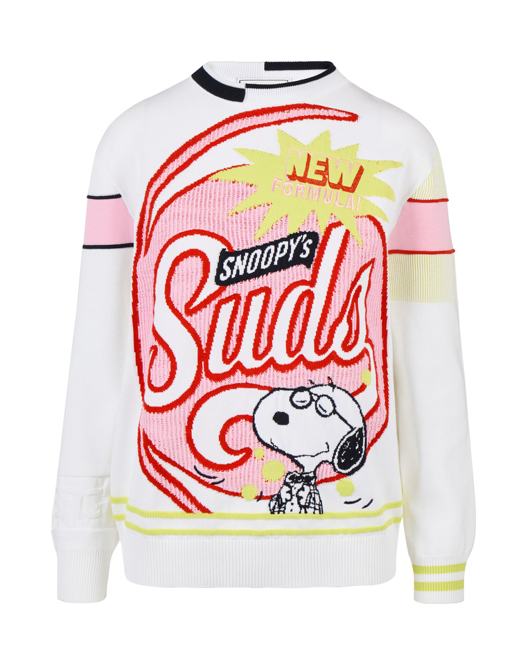 Felpa in maglia Snoopy's Suds - POP PASTEL | Iceberg - Official Website