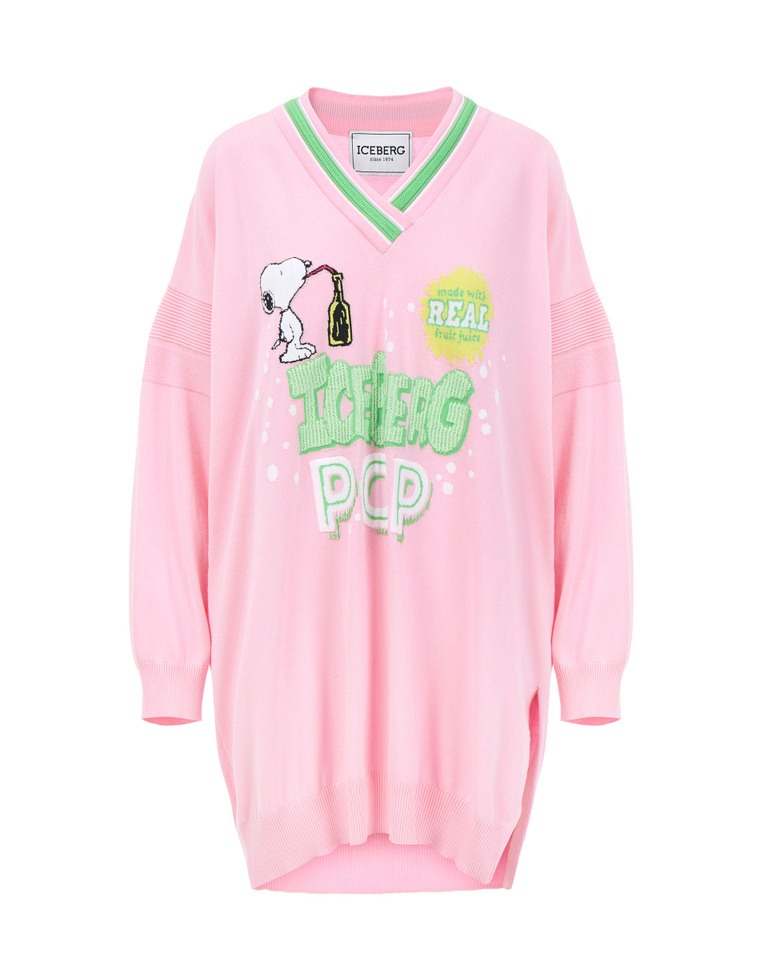 Snoopy and Iceberg Pop minidress - Knitwear | Iceberg - Official Website