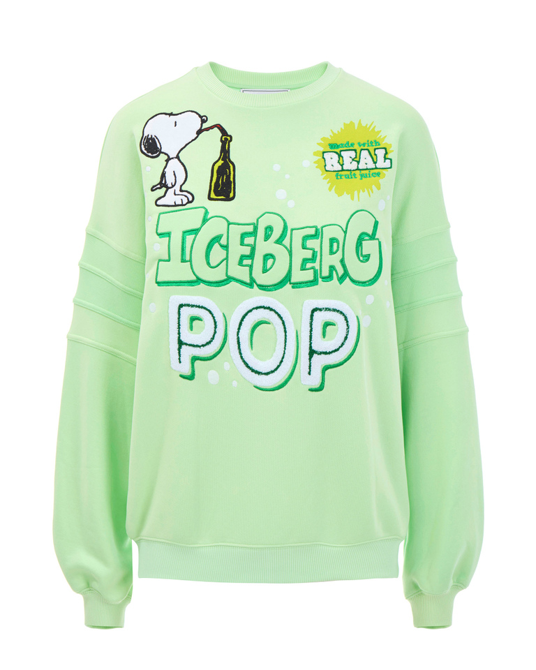Felpa Snoopy e Iceberg Pop - PEANUTS DONNA | Iceberg - Official Website