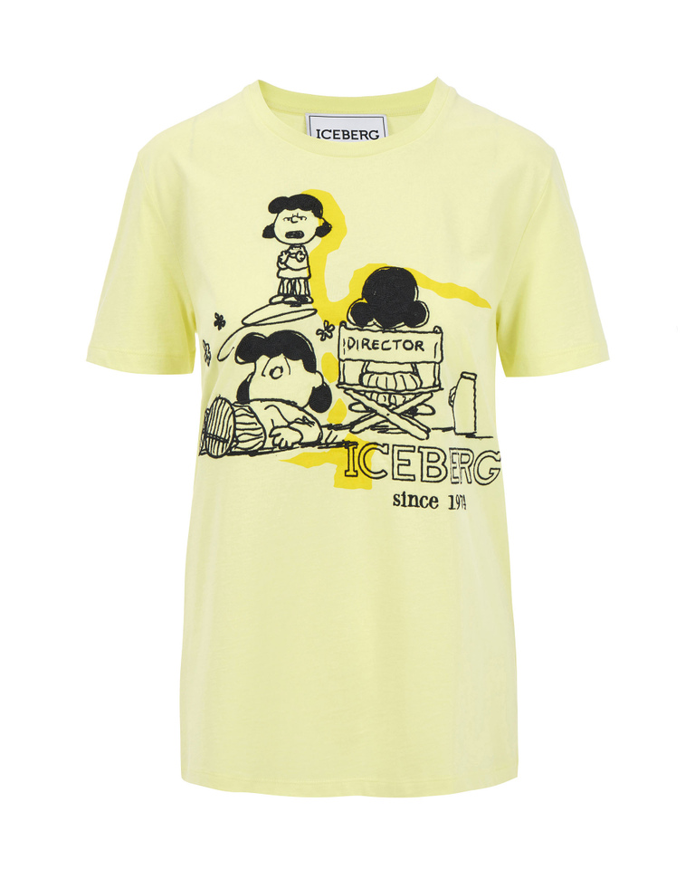 Lucy Director yellow t-shirt - PREVIEW WOMAN | Iceberg - Official Website