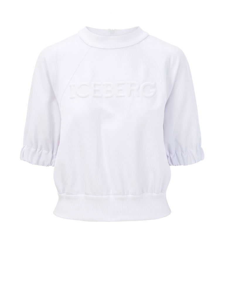 Embossed logo blouse - Woman | Iceberg - Official Website