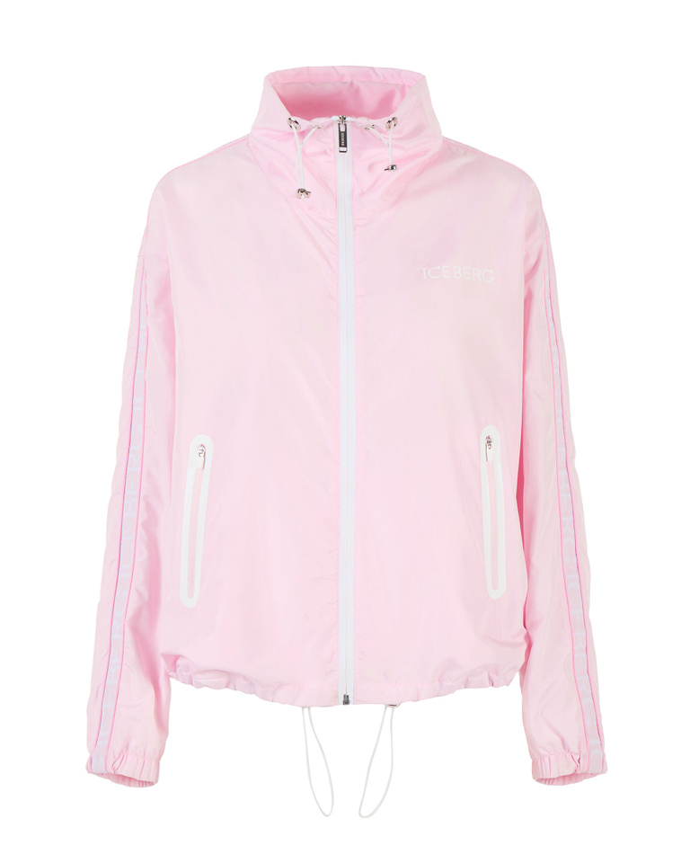 Pink Active windproof jacket - Outerwear | Iceberg - Official Website