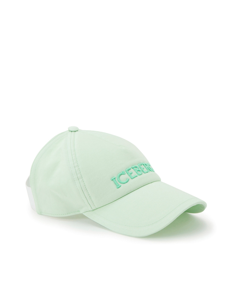 Green cap with Iceberg logo - carosello HP woman accessories | Iceberg - Official Website