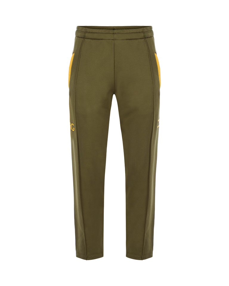 Green cropped cut trousers - NEW CAMOUFLAGE | Iceberg - Official Website
