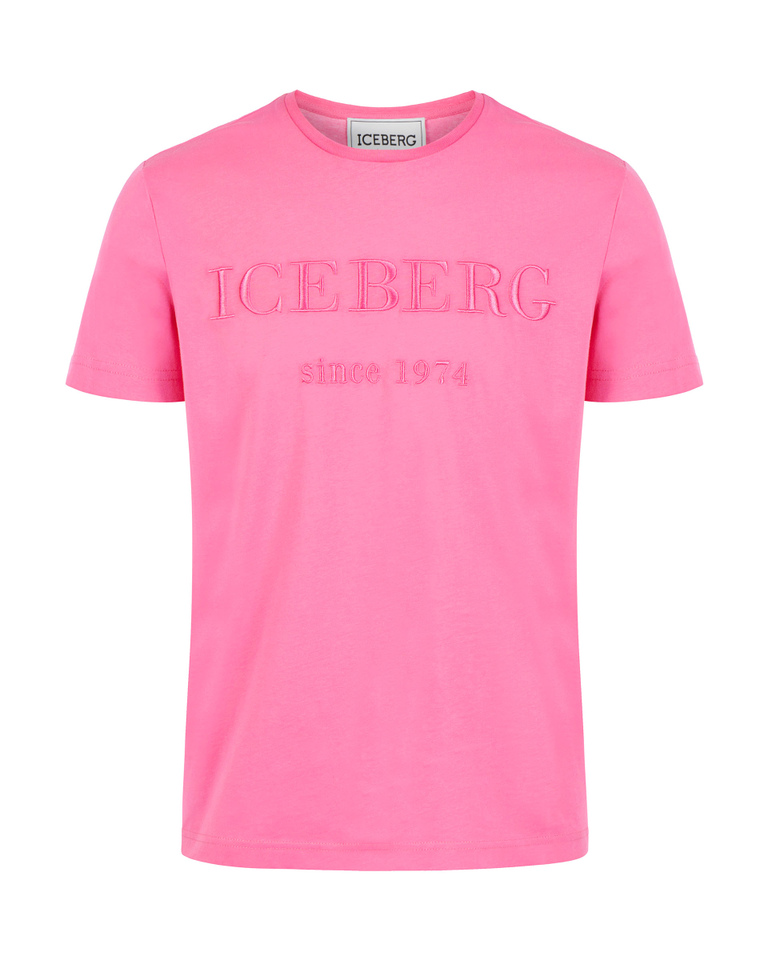Fuchsia heritage logo T-shirt | Iceberg - Official Website