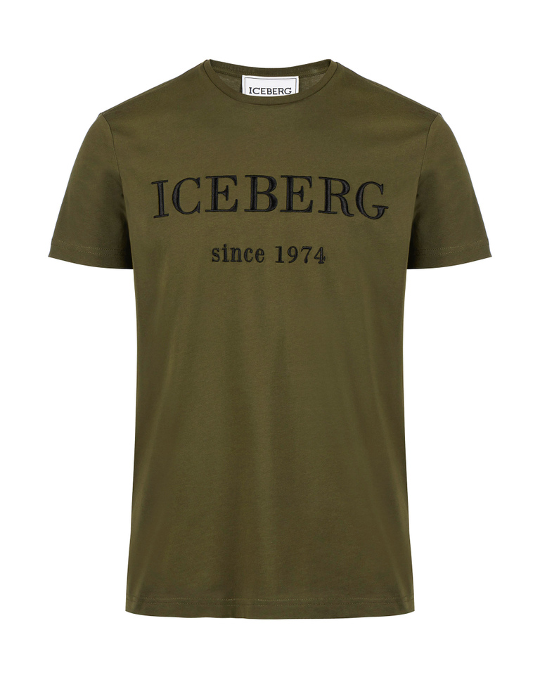 Sage heritage logo t-shirt - New in | Iceberg - Official Website
