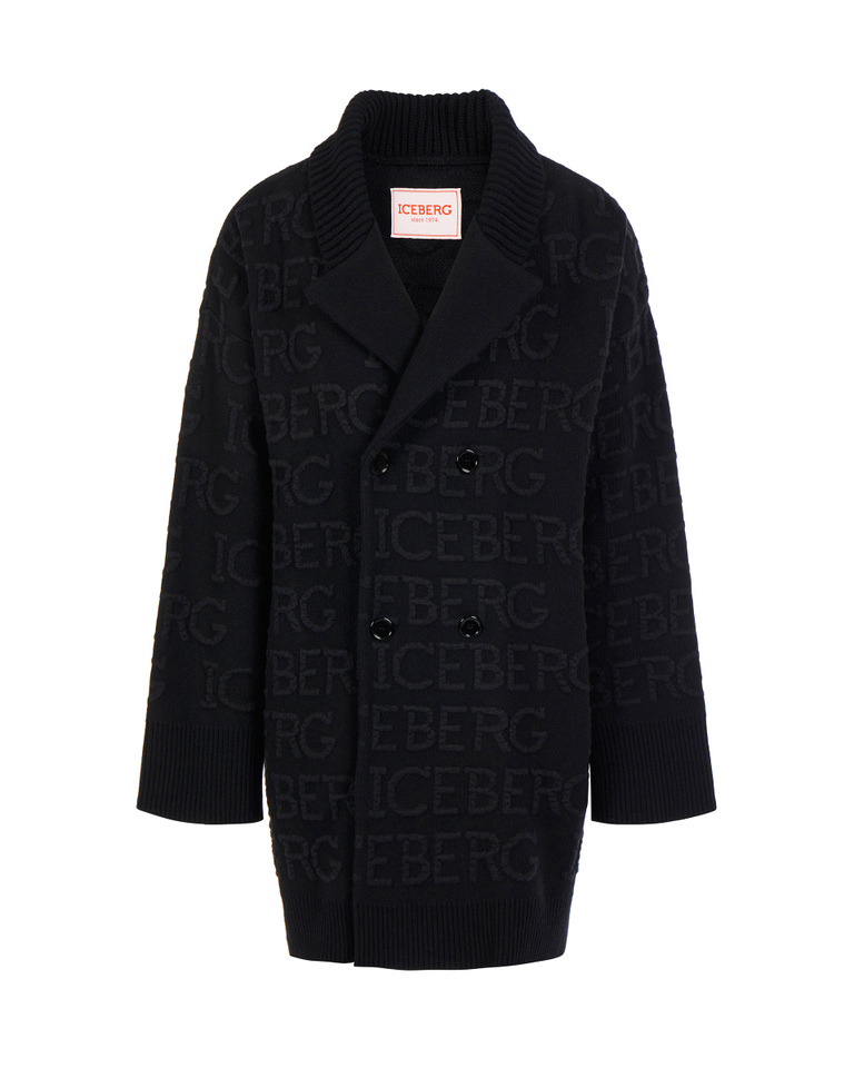 Double-breasted coat - Knitwear | Iceberg - Official Website