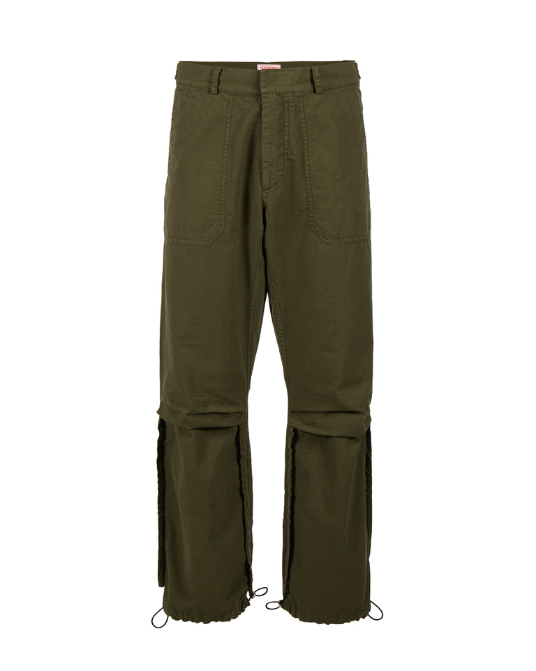 Wide worker trousers with drawstring - Fashion Show Man | Iceberg - Official Website